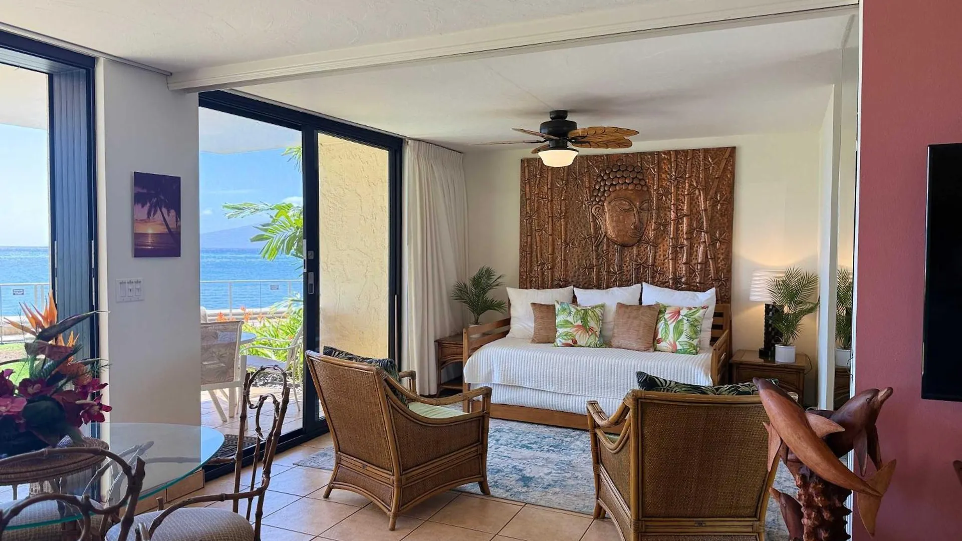 Zen By The Sea, Ground-Level Paradise With Ocean Views Kahana Hébergement de vacances